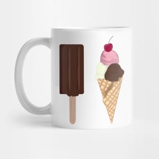 3 ice creams Mug